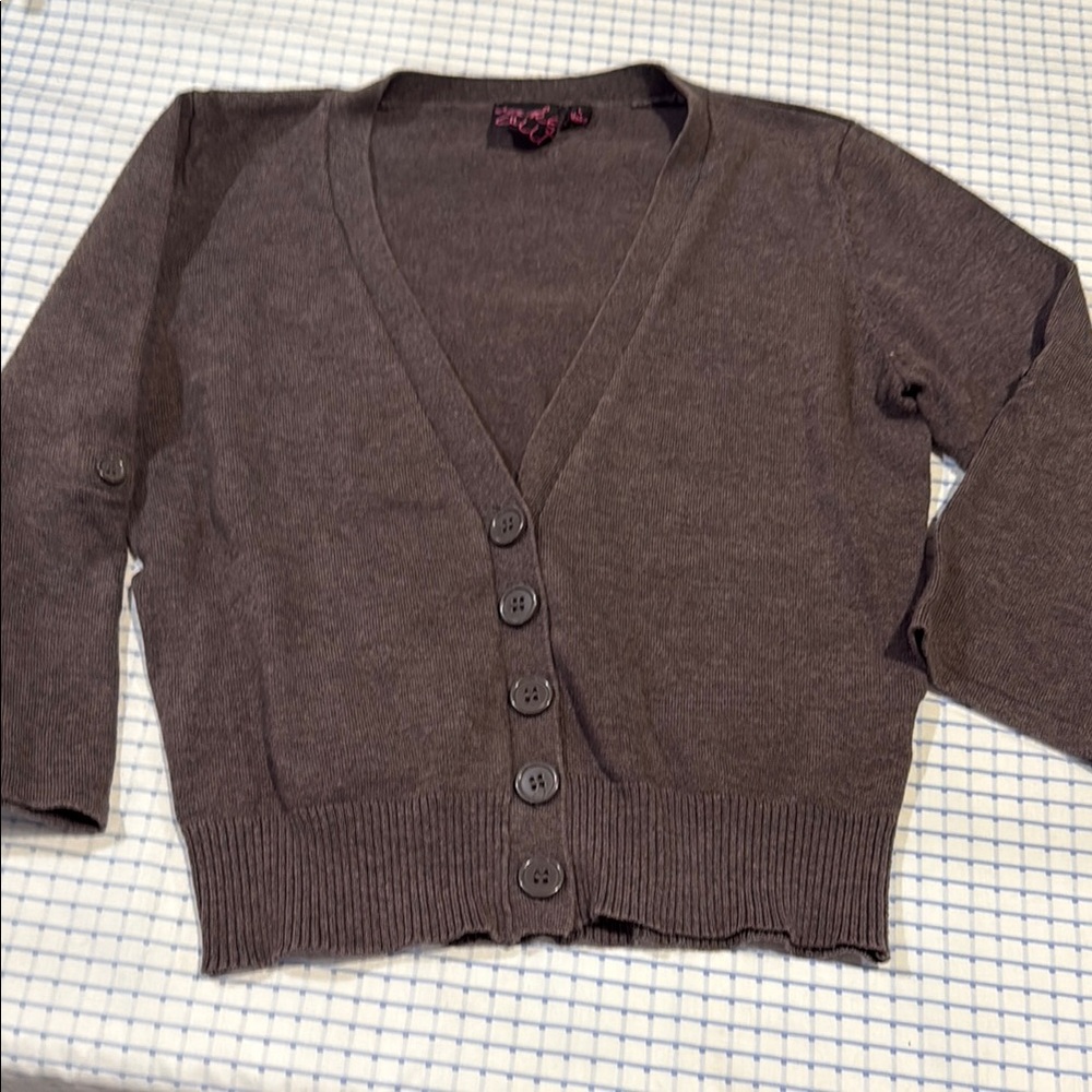 Take Out Chocolate Brown Women's Cardigan